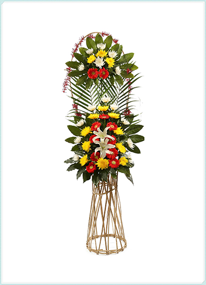 H08吊篮花篮 150元(图1)
