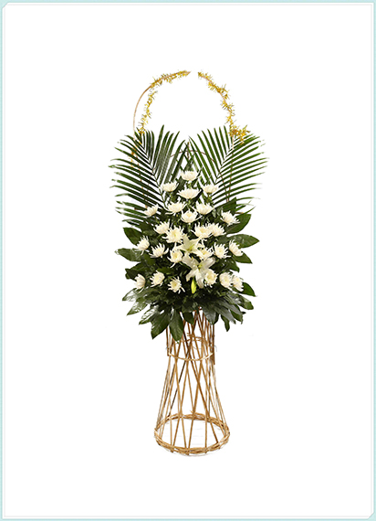 H05单层花篮 90元(图1)